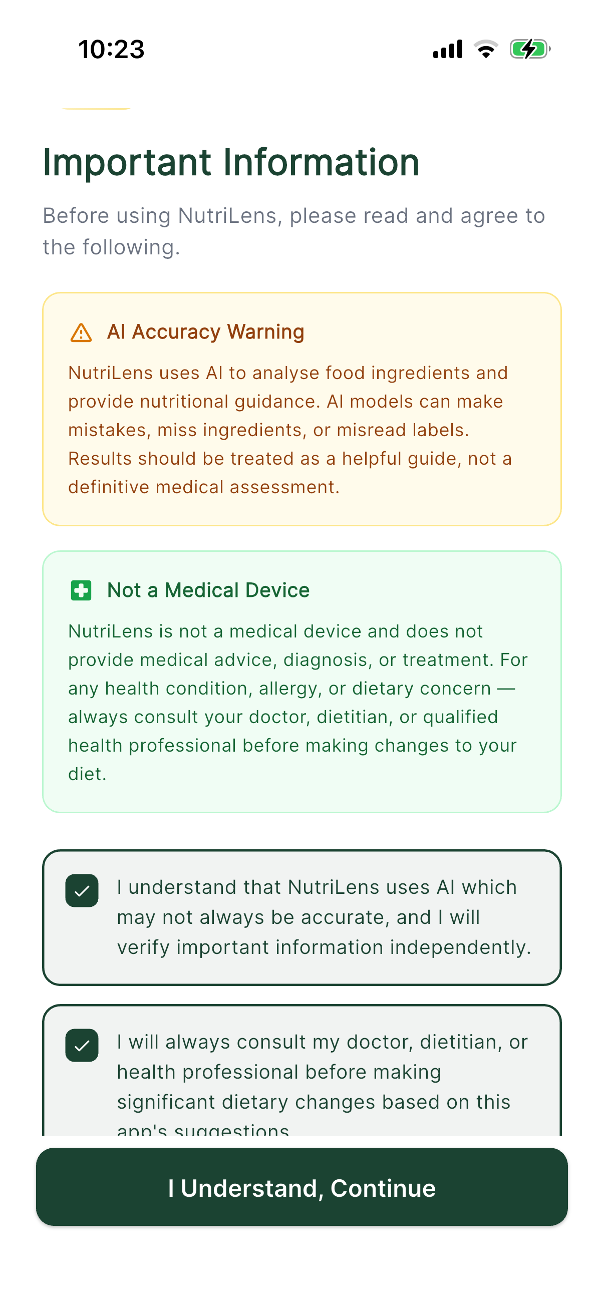 AI Disclaimer