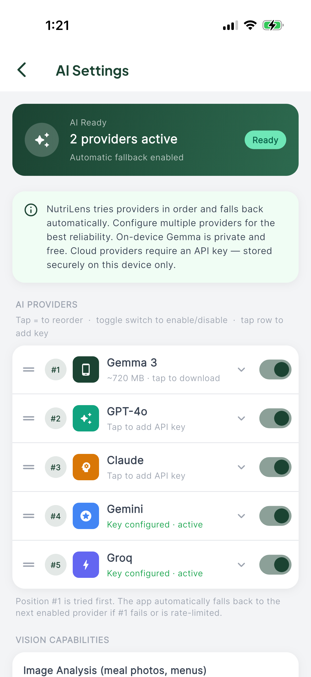 AI Settings