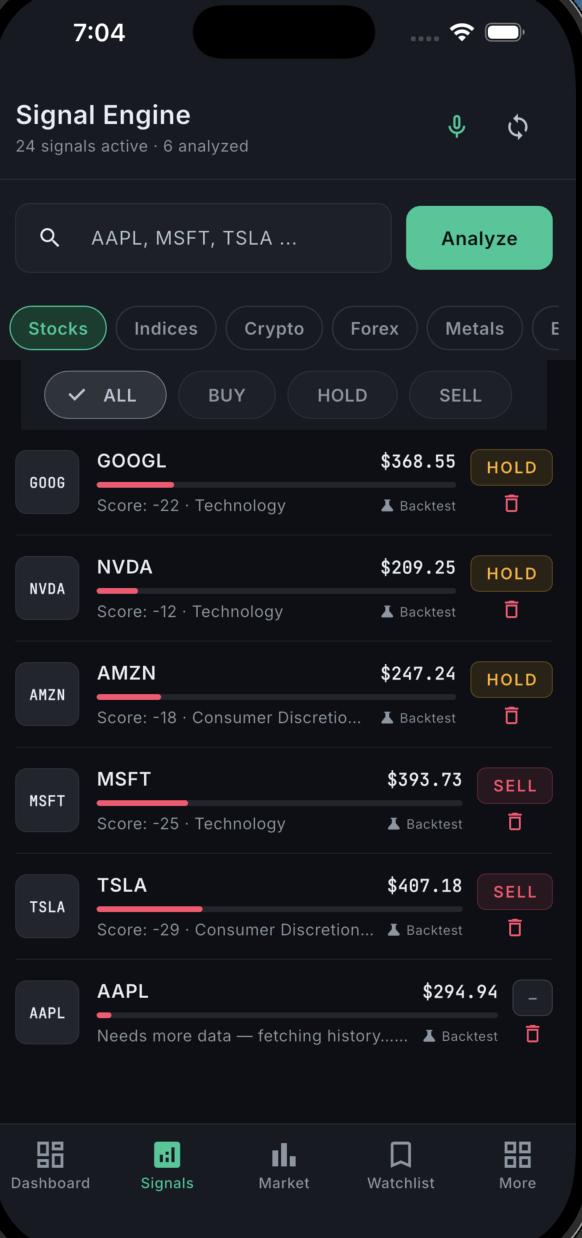 Zen Terminal dashboard
